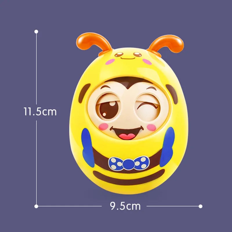 Baby Rattle Mobile Doll Bell Blink Eyes Teether Toy Fun for Newborns Gift Baby 0-12 Months Toys Babies Interactive Toys for Kids